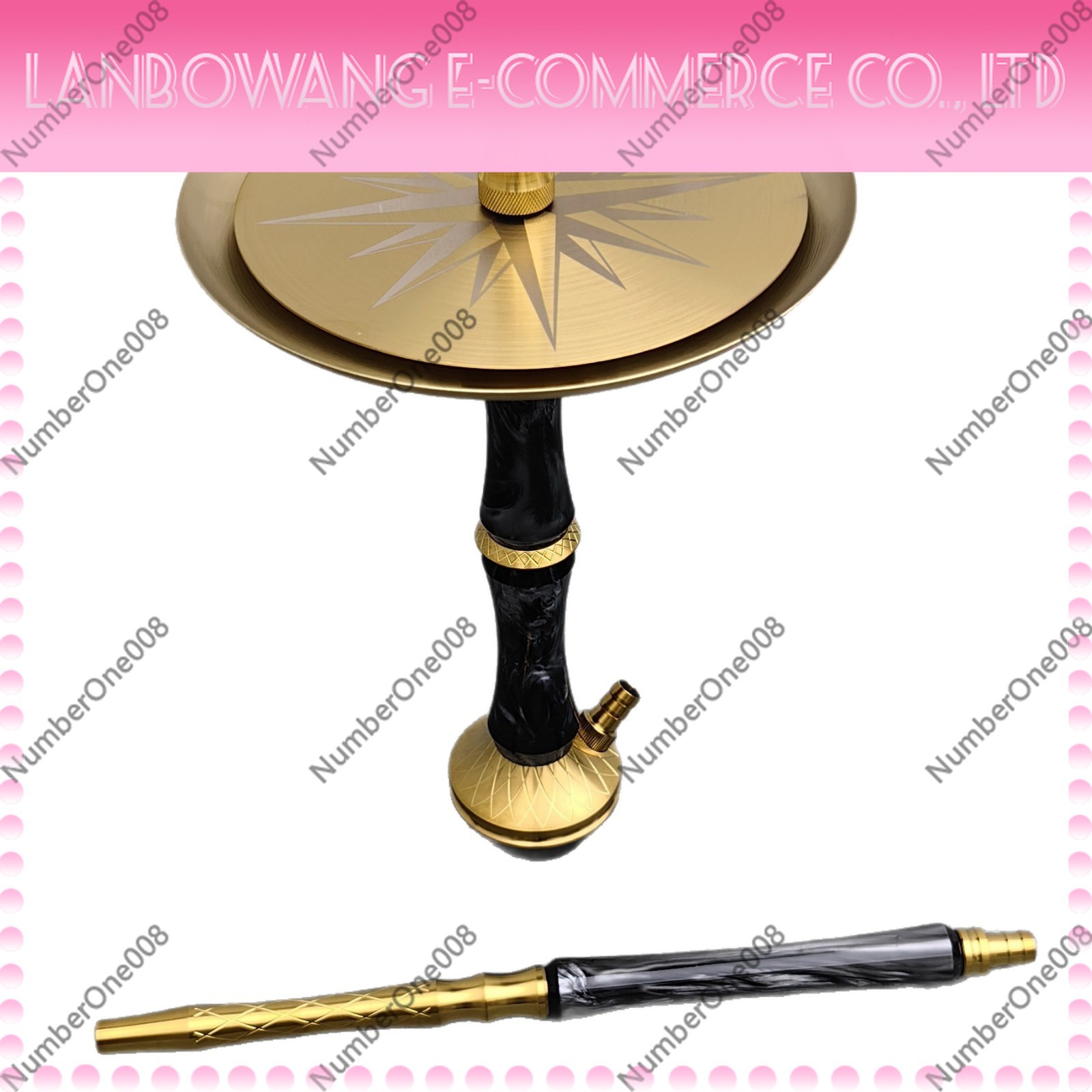 Stainless Steel Hookah Set Pea - Home Bar Lounge recension och pris
