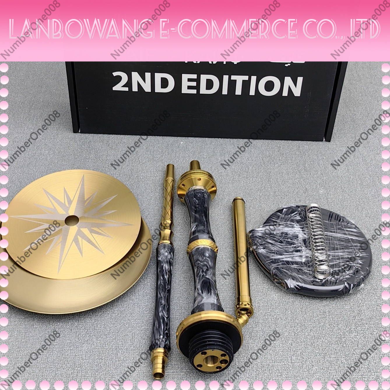 Stainless Steel Hookah Set Pea - Home Bar Lounge recension och pris