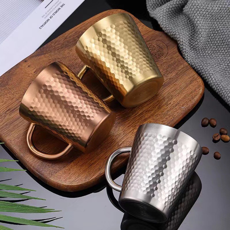 New Double Wall Steel Coffee C - Mule Copper Mug recension och pris