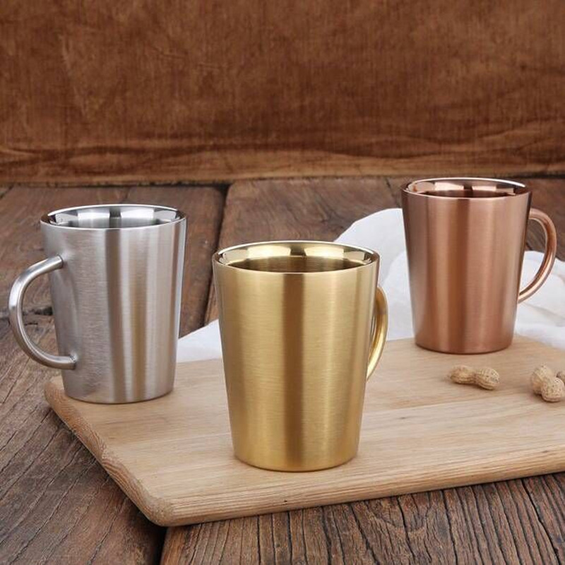 New Double Wall Steel Coffee C - Mule Copper Mug recension och pris
