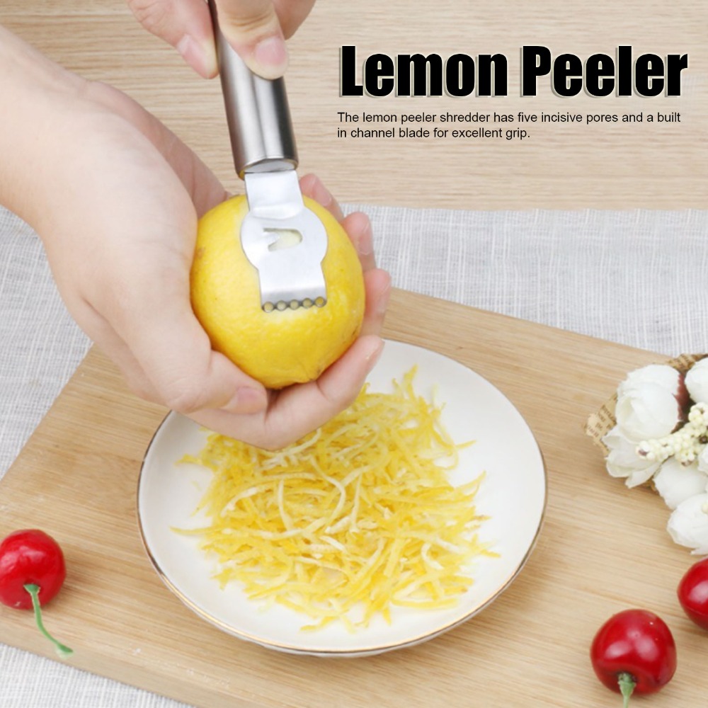 Stainless Steel Lemon Peeler S - Peeler Channel Knife recension och pris