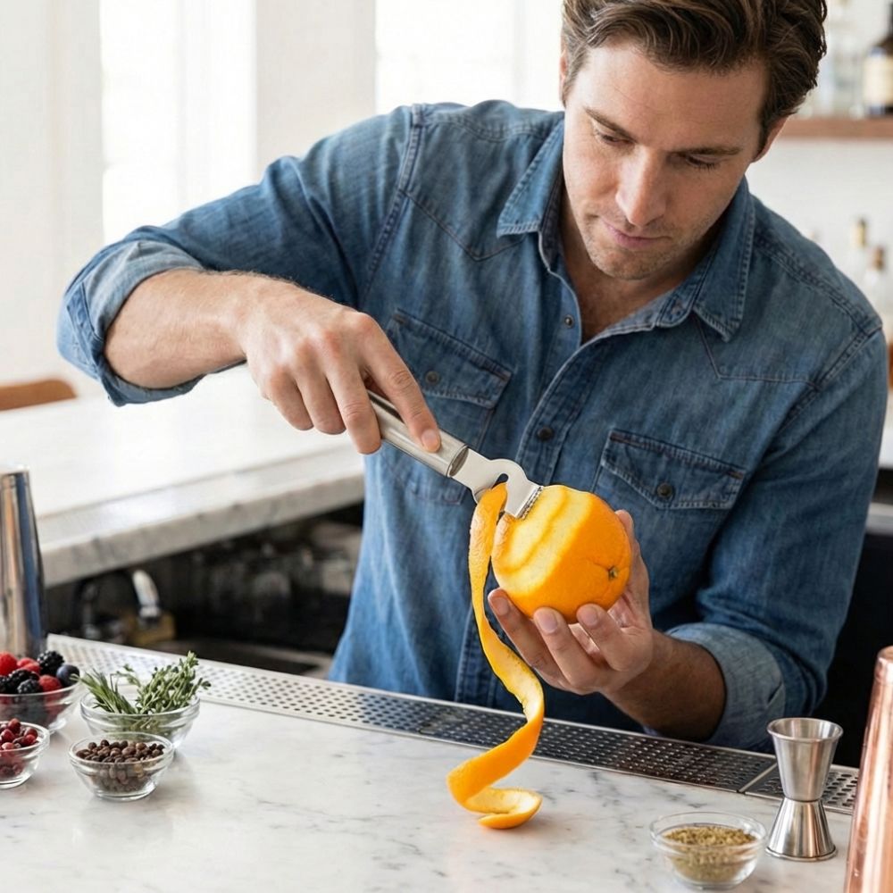Stainless Steel Lemon Peeler S - Peeler Channel Knife recension och pris