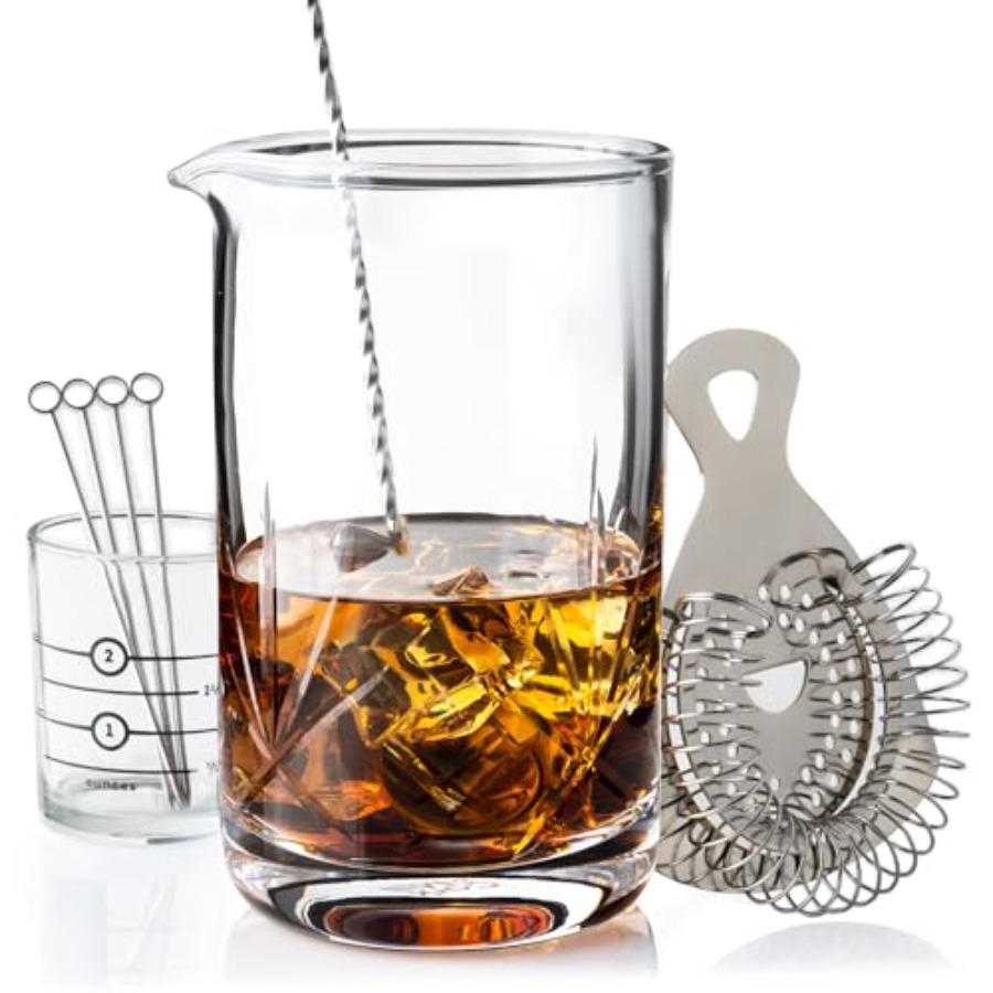 Cocktail Mixing Glass, Old Fas - Home Bar Set recension och pris