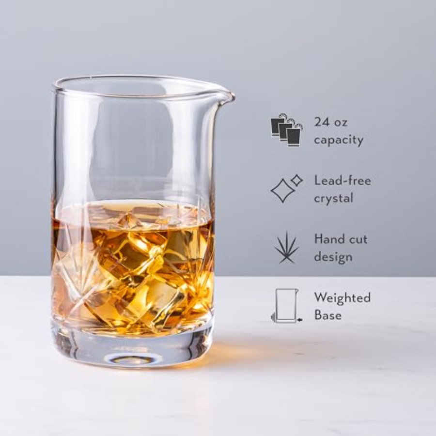 Cocktail Mixing Glass, Old Fas - Home Bar Set recension och pris